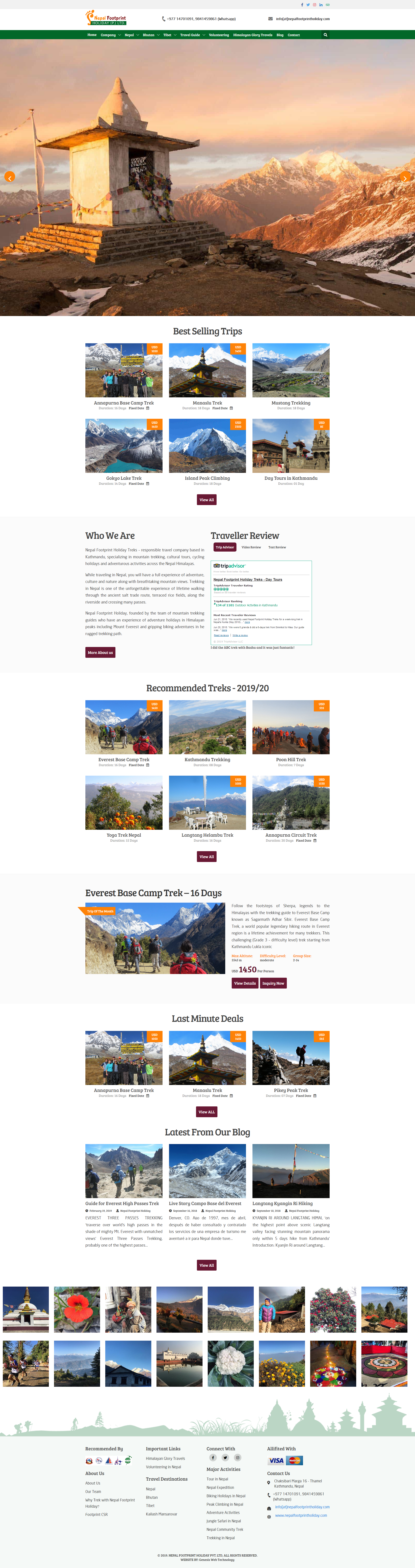 Nepal Footprint Holiday