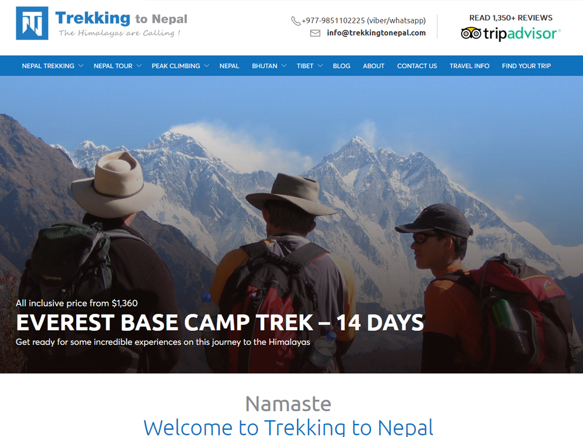 Trekking to Nepal