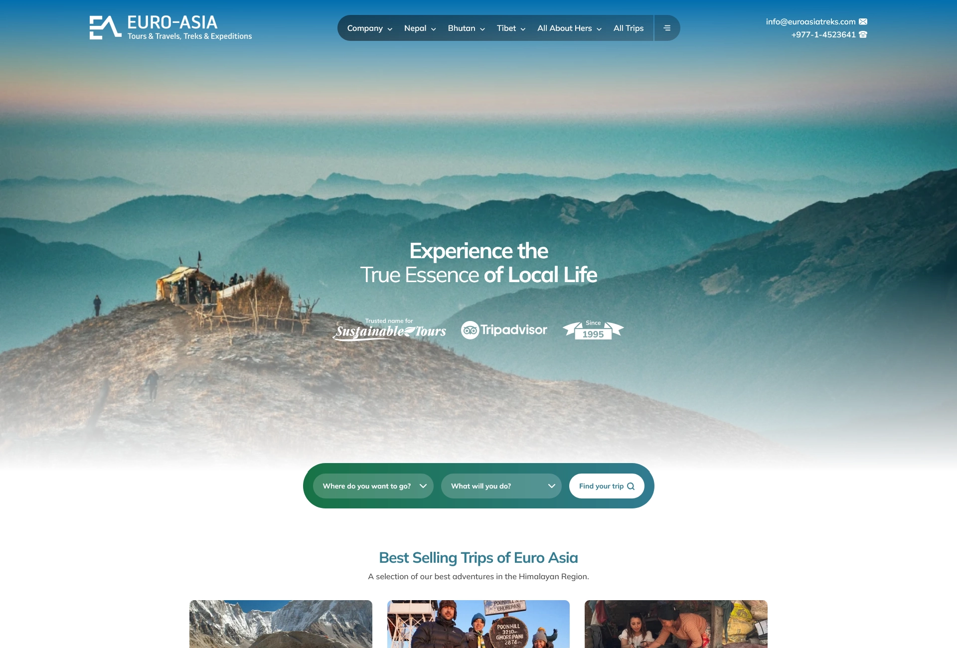 Euro-Asia Tours & Travels, Treks & Expeditions